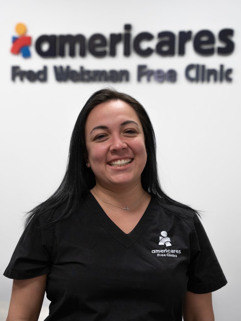 Tatyana Aguirre is one of four new medical assistants at Americares Free Clinics playing a critical role in patient care and clinic administration
